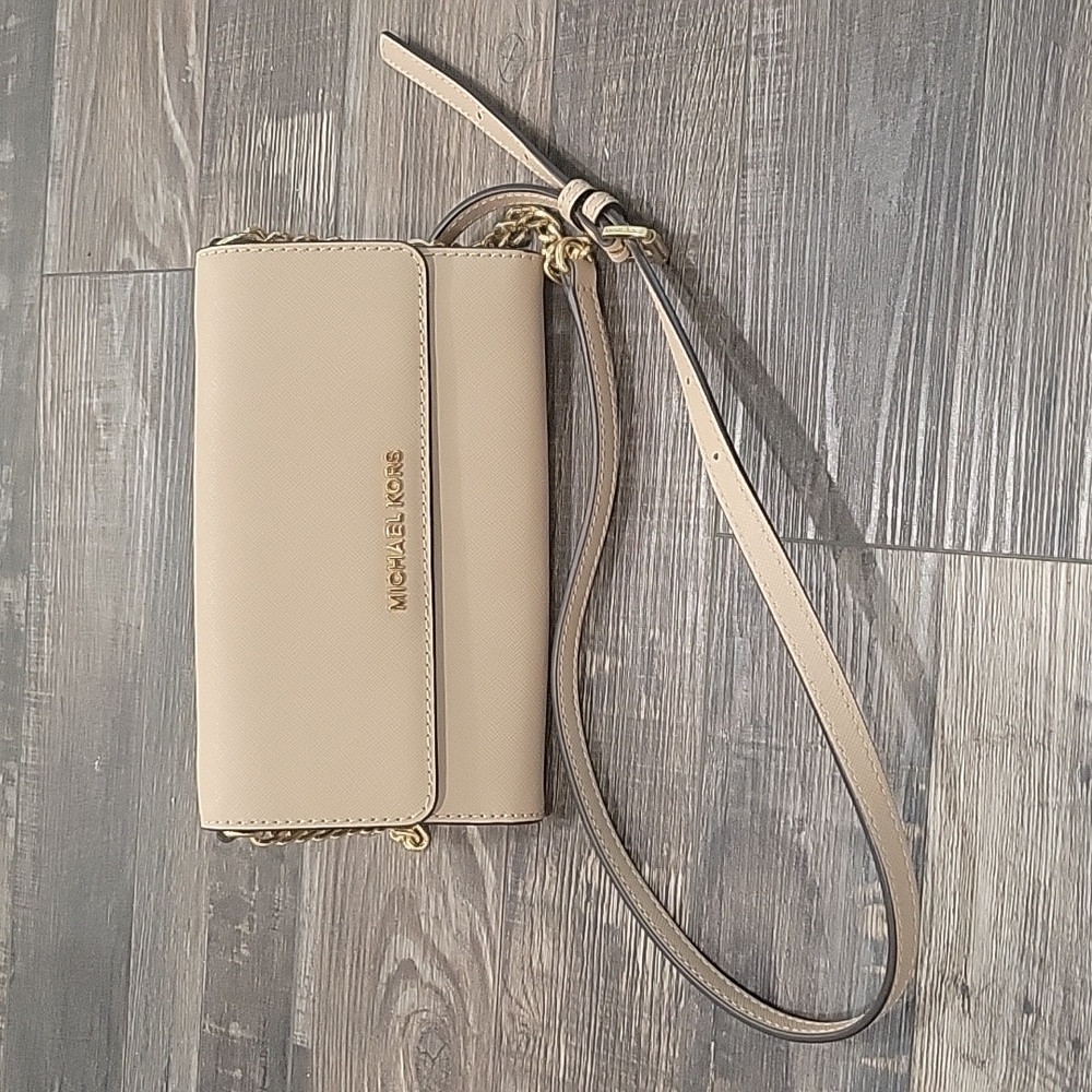 Michael Kors Cream Crossbody Bag